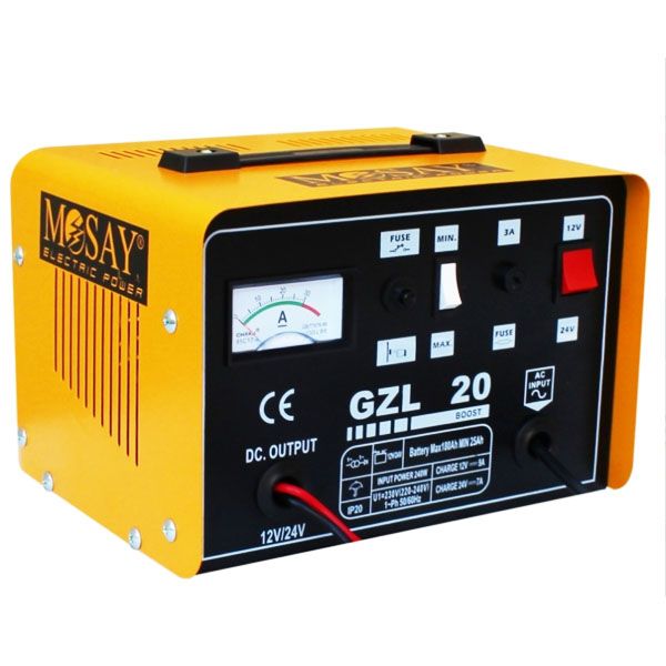 Cargador de Batrias 12-24 Volt GZL20 Mosay