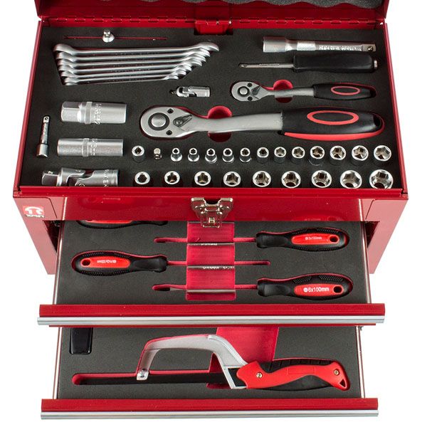 Caja de herramientas Mannesmann con 155 piezas, en oferta en