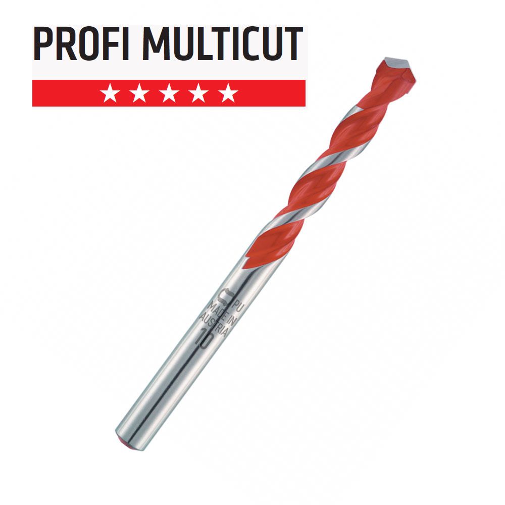 Broca multiuso para ceramica, piedra metal, madera Broca Profi multicut larga