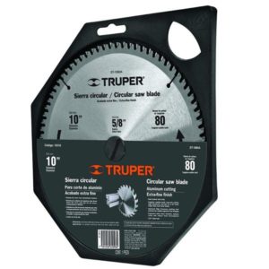sierra circular para corte aluminio 80 dientes Truper ST-1080A