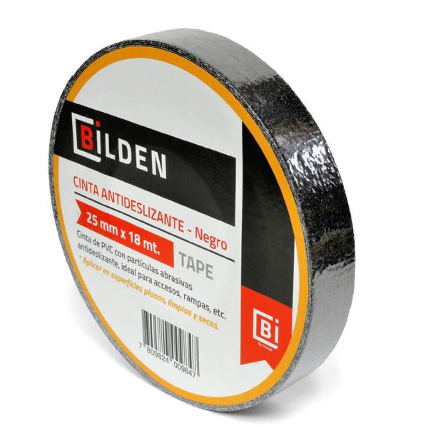 Cinta Anti-Deslizante Negra 25 mm X 18 metros