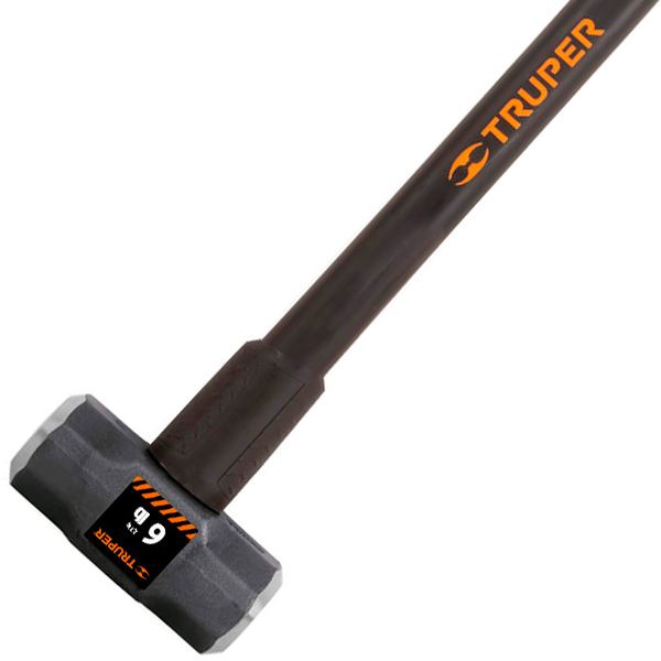 combo mecanico 6 libras mango fibra de vidrio Truper MD-6F Combo 6 Libras Mango Fibra de Vidrio Truper