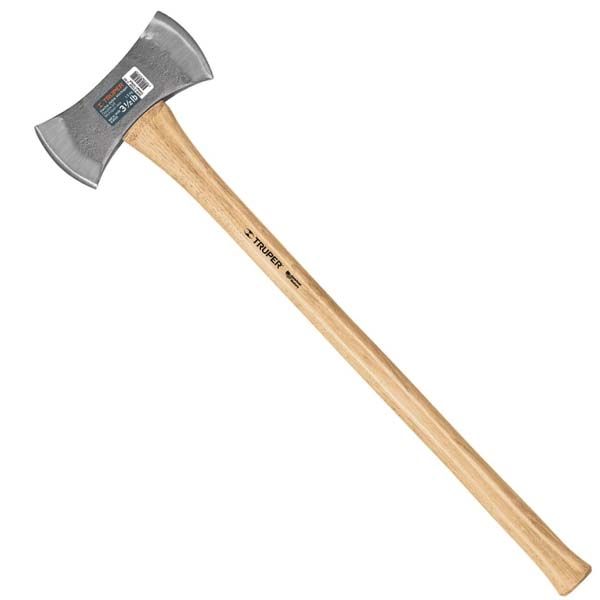 hacha-35-libras-doble-filo-tipo-michigan-mango-madera-truper-dhm-3-1-2m