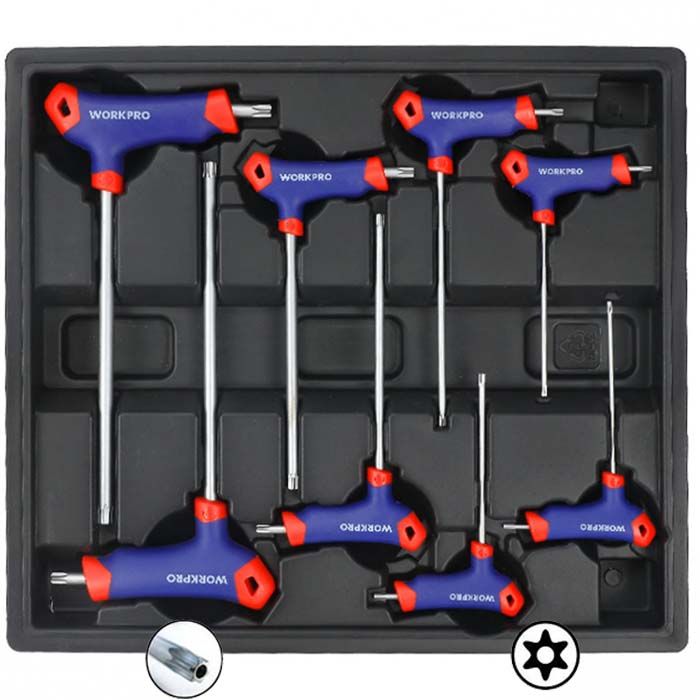 juego-de-llaves-torx-perforadas-workpro-wp209114